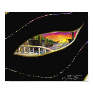 Through the Mask Poster print