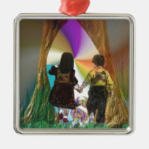 Through the oak tree portal ornaments