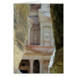 Through the Rocks - Petra Greeting Card