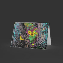 Through the Trees,Greeting Card by GinaSignore Through the Trees,Greeting Card