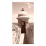 Through the turret. customized photo card