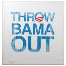 THROW-BAMA OUT Faded.png Printed Napkin
