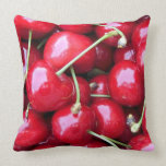 Throw Cushion with Cherries pillows