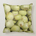 Throw Cushion with White Onions pillows