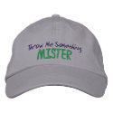 Throw Me Something MISTER 2009 Mardi Gras Cap embroidered hats by sexyshirts2 Throw Me Something MISTER 2009 Mardi Gras Cap embroidered hats