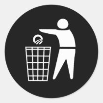 THROW OBAMA OUT WITH THE TRASH stickers