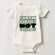 Throw Parties Not Grenades t-shirts