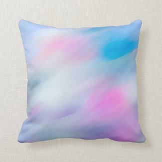 Throw Pillow - Abstract Wave Multicolor