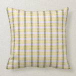 Throw Pillow - Bamboo Plaid
