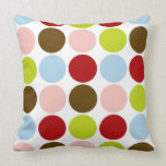 Throw Pillow - Big Mod Dots