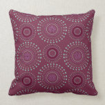 Throw Pillow - Boho Medallions (Bourdeaux)