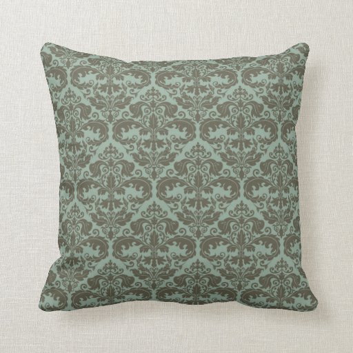 sage throw pillow