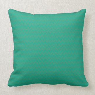 Throw Pillow or Cushion Emerald Green Chevrons