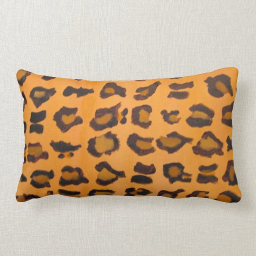 THROW PILLOWS Lumbar Pillow Leopard Print Zazzle