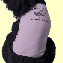 Throw the ball (bigger size range) pet clothing