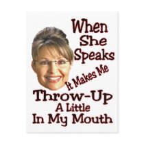 Throw-Up A Little... Postcards