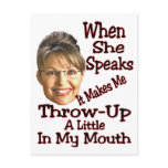 Throw-Up A Little... Postcards