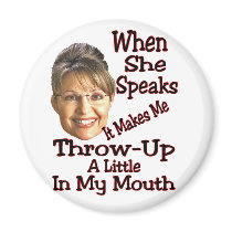 Throw-Up  just a little... Fridge Magnet