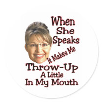 Throw-Up  just a little... Sticker