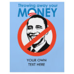 Throwing away your money full color flyer