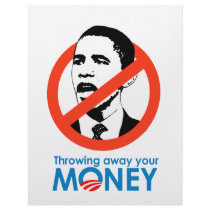 Throwing away your money letterhead