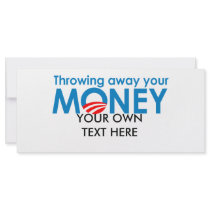Throwing away your money rack cards by antiobama Throwing away your money rack cards