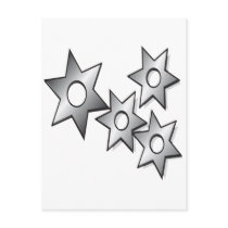 Throwing-Stars postcards by sportydesigns Throwing-Stars postcards