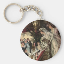 Throwing the Bouquet Key Chains
