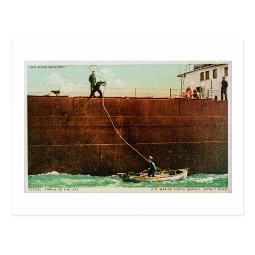 Throwing the Line Post Cards