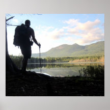 Thru-Hiker in Maine, Appalachian Trail Print