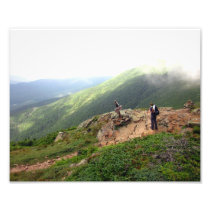 Thru-hiker on the Appalachian Trail, White Mtns NH Art Photo