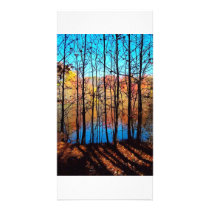 Thru Trees Customized Photo Card