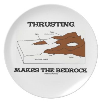 Thrusting Makes The Bedrock (Geology Orogeny) Plates