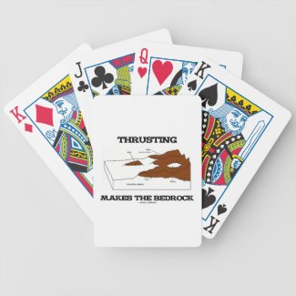 Thrusting Makes The Bedrock (Geology Orogeny) Card Deck