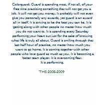 THS Colorguard t-shirts
