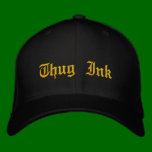 Thug Ink Logo  Cap embroidered hats