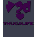 thug life purple t-shirts