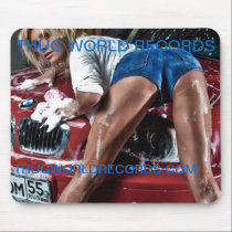 thug world records mouse pad girl wash mousepads