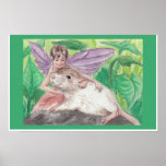 Thumbalina & the Rat Print