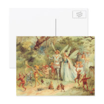 Thumbelina and Prince postcards