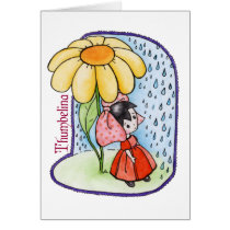 Thumbelina Blank Card cards