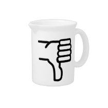 Thumbs down pitchers