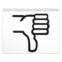 Thumbs down wall calendars