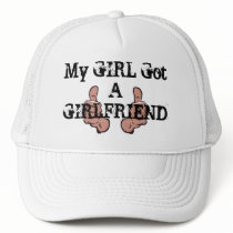 THUMBS, My GIRL Got A GIRLFRIEND hats