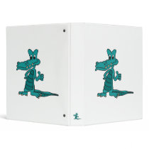 thumbs up alligator vinyl binder
