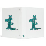 thumbs up alligator vinyl binder