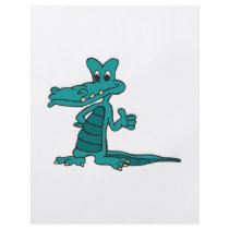 thumbs up alligator flyer design