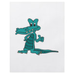 thumbs up alligator flyer design