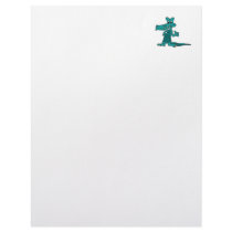thumbs up alligator personalized letterhead