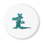 thumbs up alligator fridge magnet